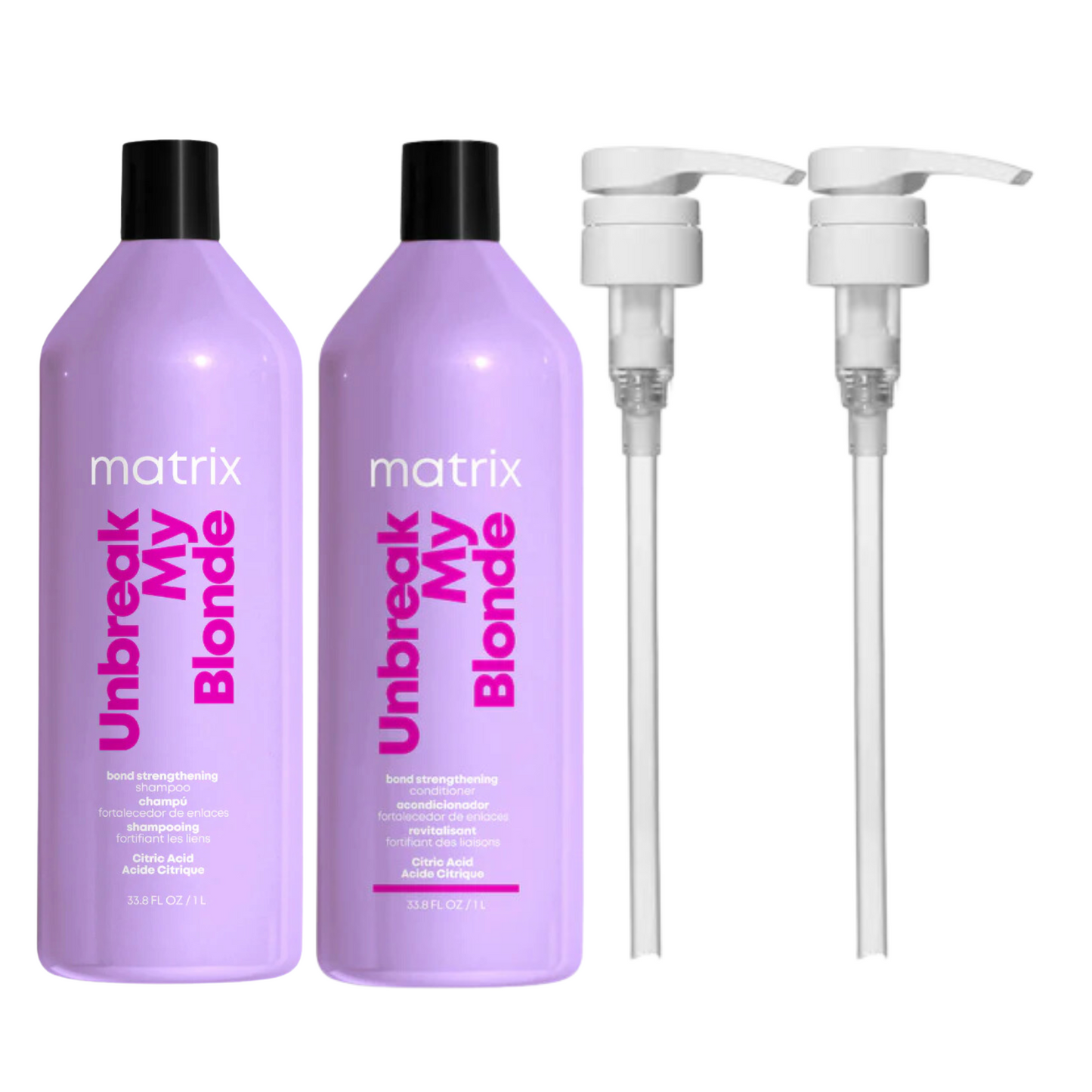 MATRIX TOTAL RESULTS UNBREAK MY BLONDE SHAMPOO AND CONDITIONER