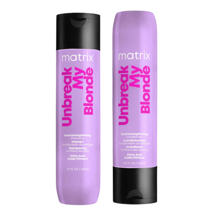 MATRIX TOTAL RESULTS UNBREAK MY BLONDE SHAMPOO AND CONDITIONER