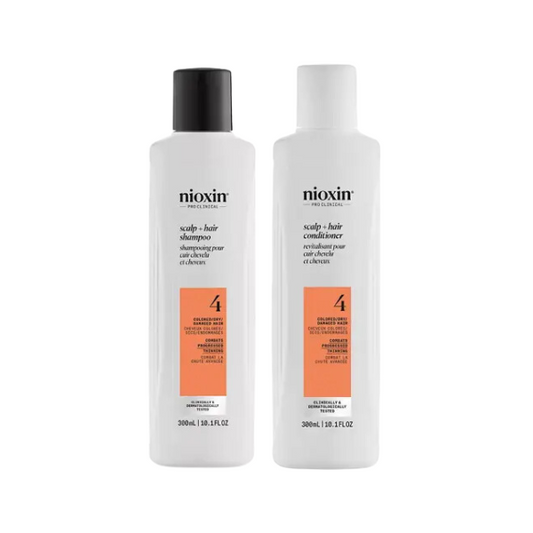 NIOXIN SCALP + HAIR THICKENING SYSTEM 4 SHAMPOO & CONDITIONER