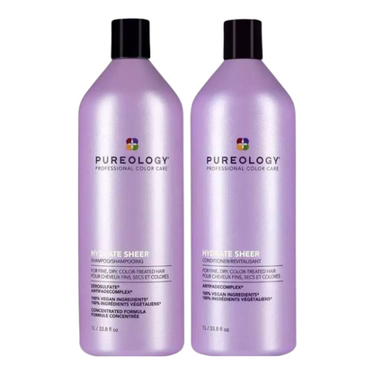 PUREOLOGY HYDRATE SHEER SHAMPOO AND CONDITIONER