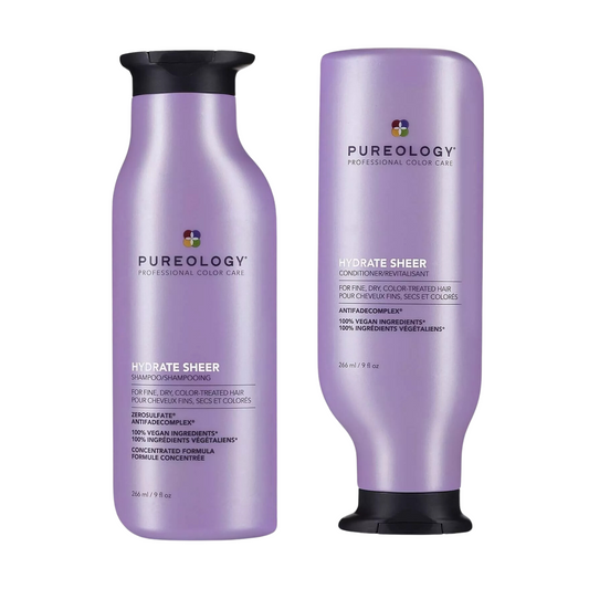PUREOLOGY HYDRATE SHEER SHAMPOO AND CONDITIONER