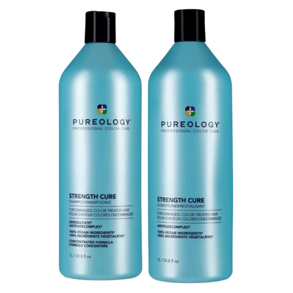 PUREOLOGY STRENGTH CURE SHAMPOO AND CONDITIONER