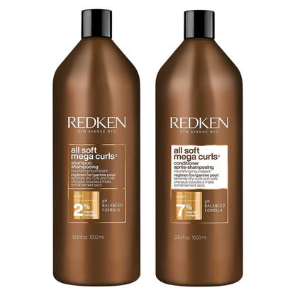 REDKEN ALL SOFT MEGA CURLS SHAMPOO AND CONDITIONER