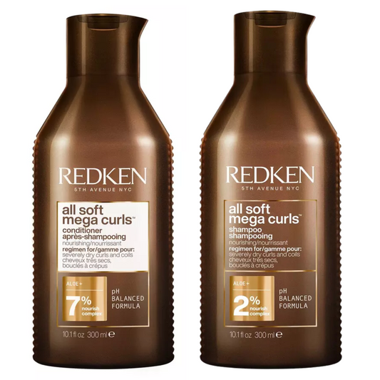 REDKEN ALL SOFT MEGA CURLS SHAMPOO AND CONDITIONER