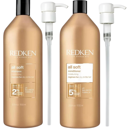 REDKEN ALL SOFT SHAMPOO AND CONDITIONER