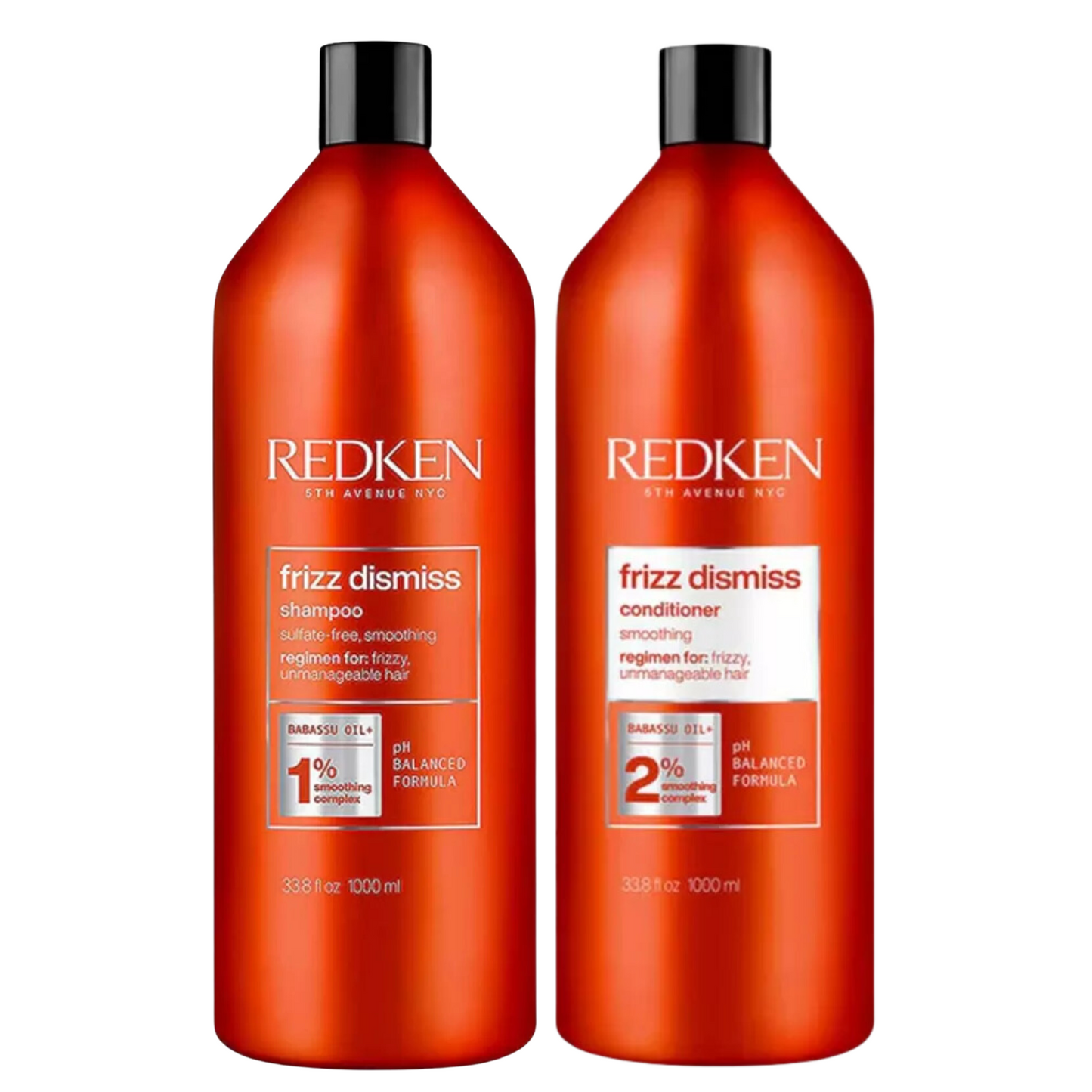 REDKEN FRIZZ DISMISS SHAMPOO AND CONDITIONER