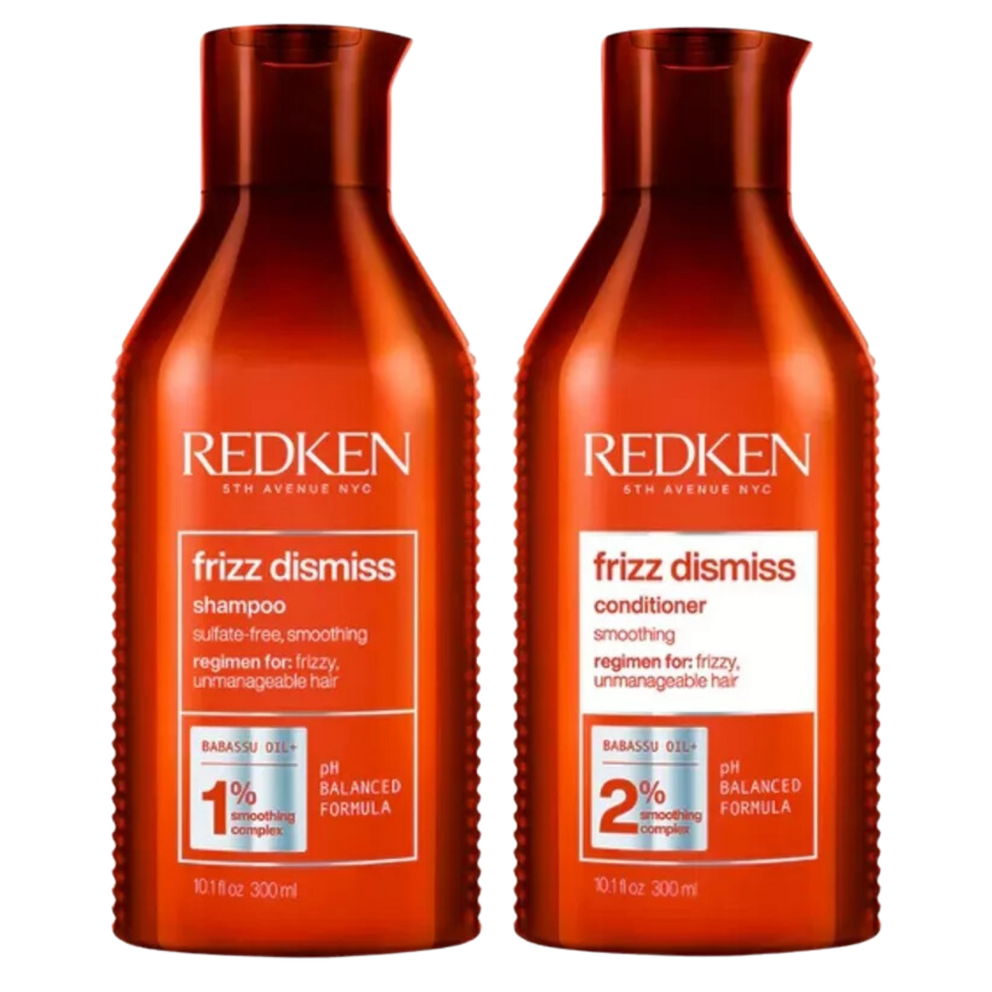 REDKEN FRIZZ DISMISS SHAMPOO AND CONDITIONER