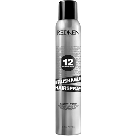 REDKEN STYLING BRUSHABLE HAIRSPRAY FASHION WORK FLEXIBLE WORKABLE SPRAY