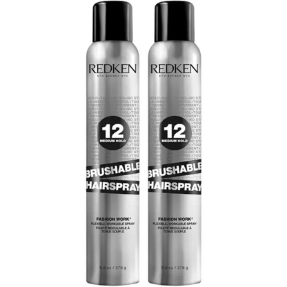REDKEN STYLING BRUSHABLE HAIRSPRAY FASHION WORK FLEXIBLE WORKABLE SPRAY