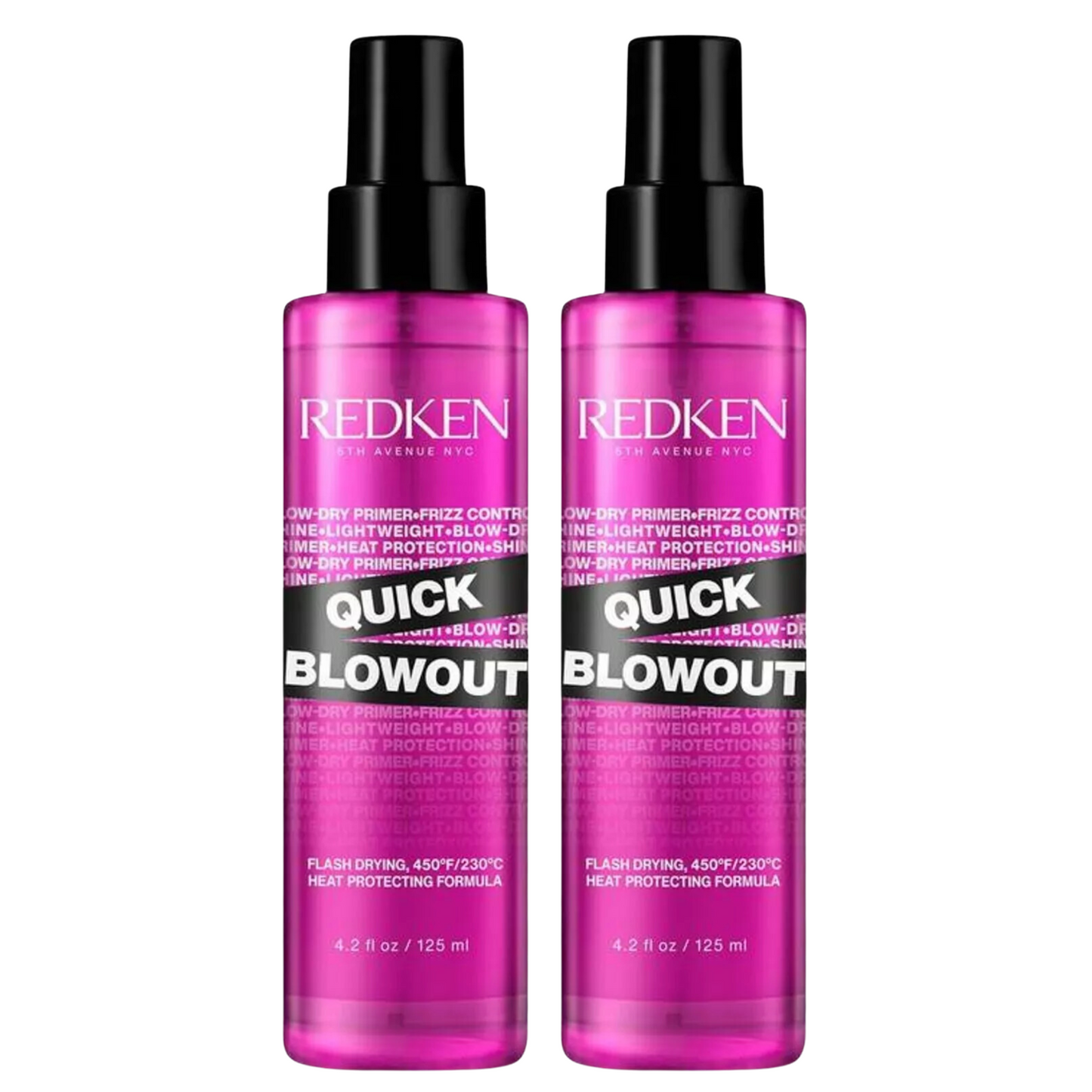 REDKEN STYLING QUICK BLOWOUT FLASH DRYING 230 C HEAT PROTECTING FORMULA