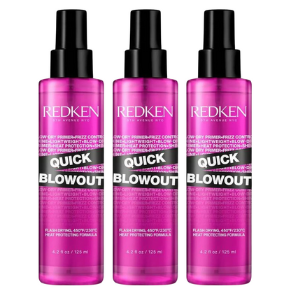REDKEN STYLING QUICK BLOWOUT FLASH DRYING 230 C HEAT PROTECTING FORMULA