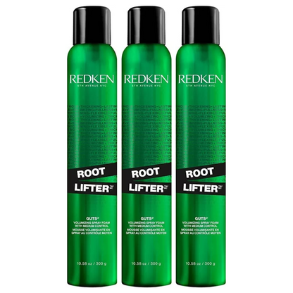 REDKEN STYLING ROOT LIFTER GUTS VOLUMIZING SPRAY FOAM WITH MEDIUM CONTROL