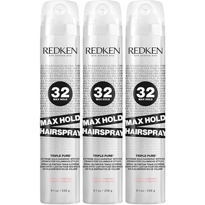 REDKEN STYLING TRIPLE PURE MAX HOLD 32 HAIRSPRAY