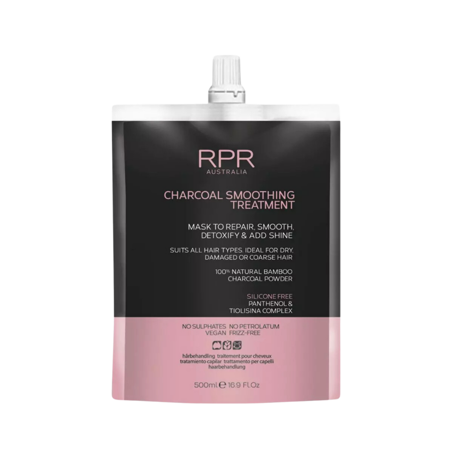 RPR CHARCOAL TREATMENT MASK TO REPAIR SMOOTH DETOXIFY AND SHINE