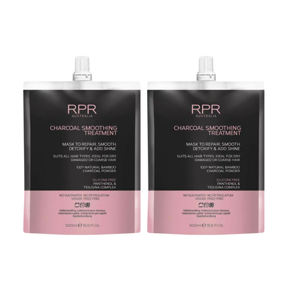 RPR CHARCOAL TREATMENT MASK TO REPAIR SMOOTH DETOXIFY AND SHINE