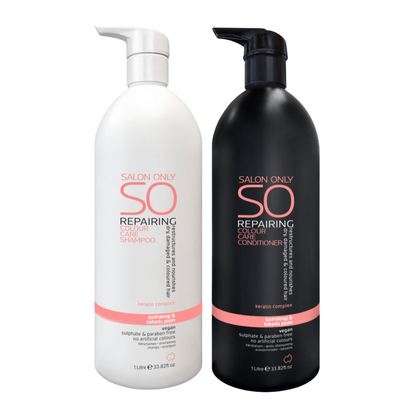 SALON SO REPAIRING SHAMPOO AND CONDITIONER