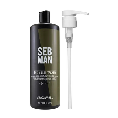 SEB MAN THE MULTI-TASKER HAIR, BEARD & BODY WASH