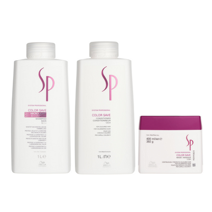 WELLA SP CLASSIC COLOR SAVE SHAMPOO AND CONDITIONER AND MASK