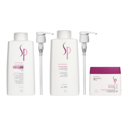 WELLA SP CLASSIC COLOR SAVE SHAMPOO AND CONDITIONER AND MASK