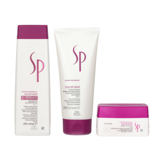 WELLA SP CLASSIC COLOR SAVE SHAMPOO AND CONDITIONER AND MASK