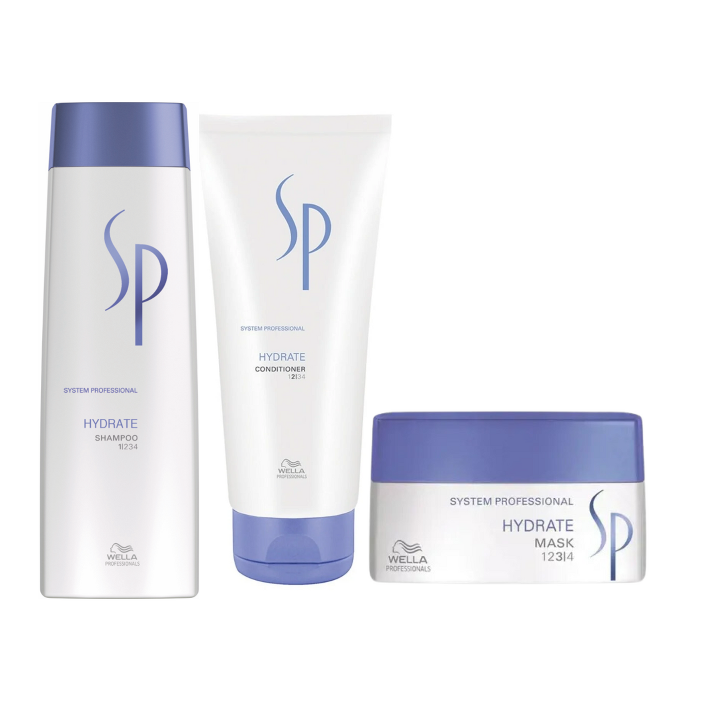 WELLA SP CLASSIC HYDRATE SHAMPOO AND CONDITIONER AND MASK