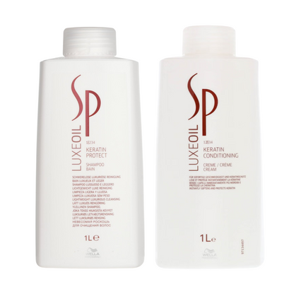WELLA SP CLASSIC LUXEOIL KERATIN PROTECT SHAMPOO AND CONDITIONER