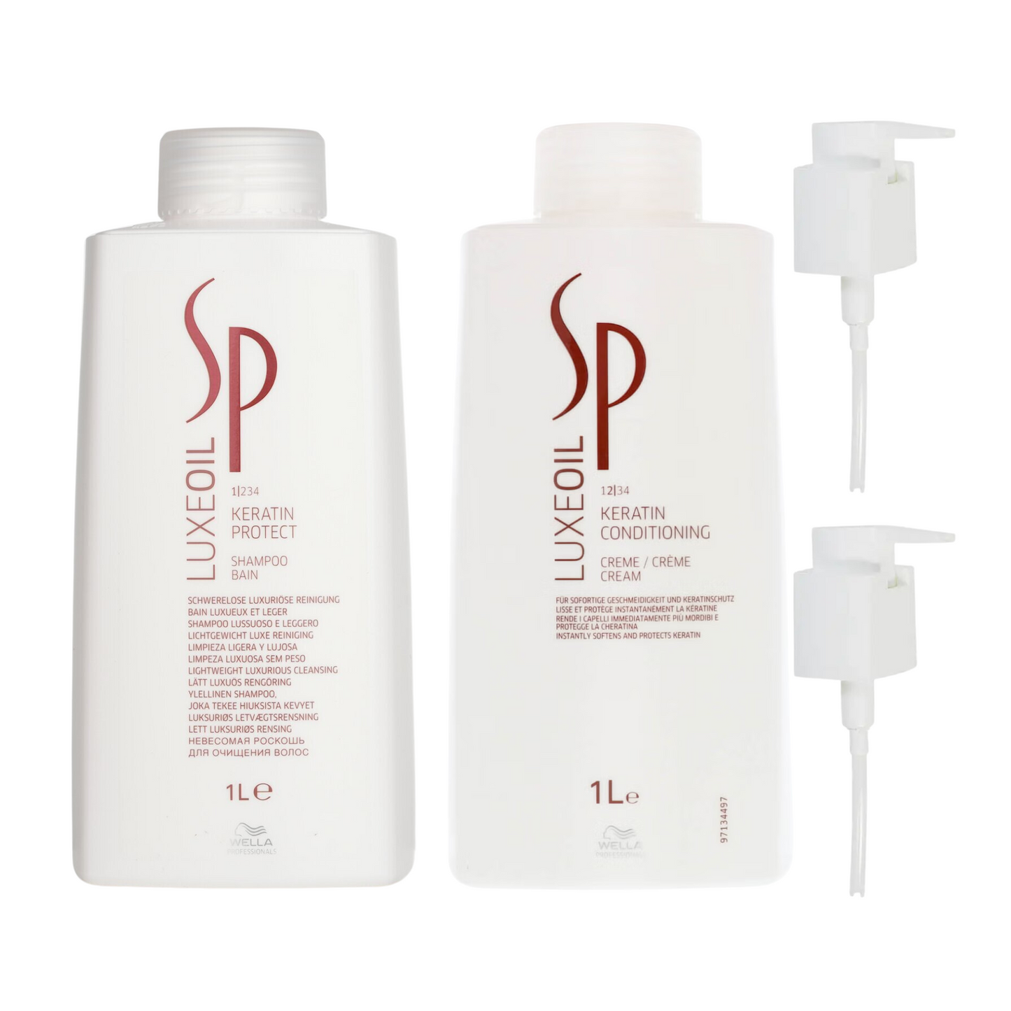 WELLA SP CLASSIC LUXEOIL KERATIN PROTECT SHAMPOO AND CONDITIONER