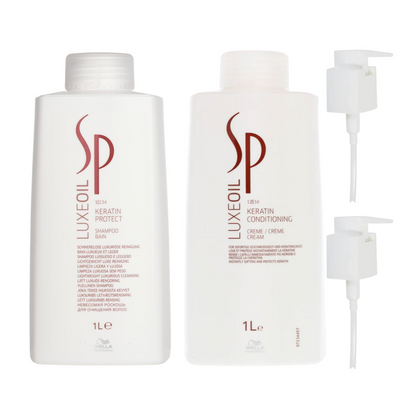 WELLA SP CLASSIC LUXEOIL KERATIN PROTECT SHAMPOO AND CONDITIONER