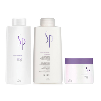 WELLA SP CLASSIC REPAIR SHAMPOO CONDITIONER AND TREATMENT