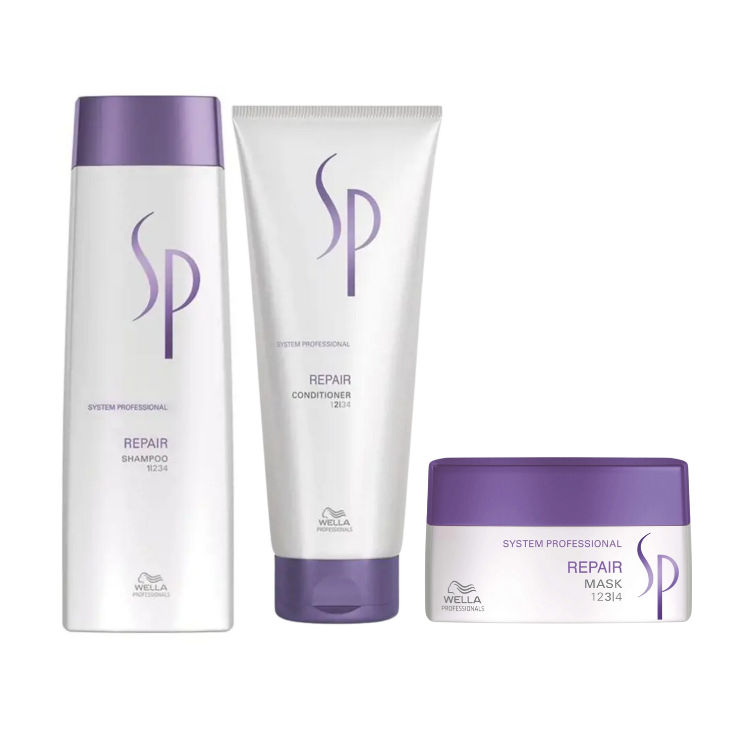 WELLA SP CLASSIC REPAIR SHAMPOO CONDITIONER AND TREATMENT