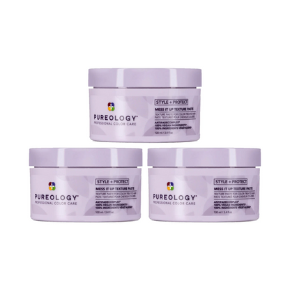 PUREOLOGY STYLE + PROTECT MESS IT UP TEXTURE PASTE