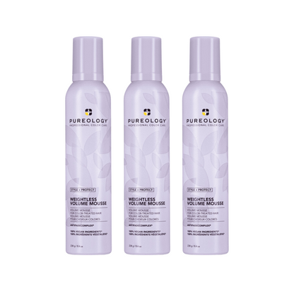 PUREOLOGY STYLE + PROTECT WEIGHTLESS VOLUME MOUSSE