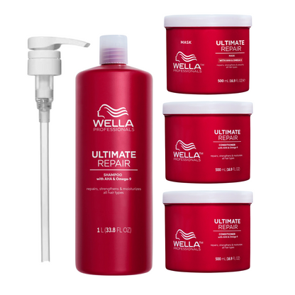 WELLA PROFESSIONAL ULTIMATE REPAIR SHAMPOO AND CONDITIONER AND MASK