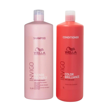INVIGO BLONDE RECHARGE SHAMPOO AND COLOR CONDITIONER