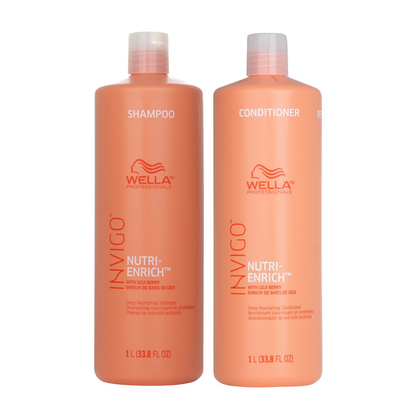 WELLA INVIGO NUTRI-ENRICH DEEP NOURISHING SHAMPOO AND CONDITIONER